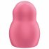 Satisfyer Pro To Go 1 - stimulator de clitoris cu unde de aer, cu acumulator (roșu)