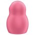 Satisfyer Pro To Go 1 - stimulator de clitoris cu unde de aer, cu acumulator (roșu)