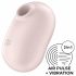 Satisfyer Pro To Go 2 - stimulator clitoridian cu acumulator și unde de aer (bej) 