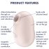 Satisfyer Pro To Go 2 - stimulent clitoridian cu unde de presiune (bej)