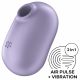 Satisfyer Pro To Go 2 - Stimulator clitoridian cu unde de aer, reîncărcabil (violet) 