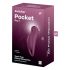 Satisfyer Pocket Pro 1 - stimulator clitoridian cu unde de aer, reîncărcabil (mov) 