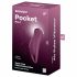 Satisfyer Pocket Pro 1 - stimulator clitoridian cu unde de aer, reîncărcabil (mov) 