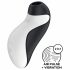 Satisfyer Orca - stimulator clitoridian cu unde de aer, impermeabil (negru-alb) 