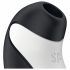 Satisfyer Orca - stimulator clitoridian cu unde de aer, impermeabil (negru-alb) 