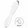 Satisfyer Dazzling Crystal 1 - Dildo din sticlă cu 2 capete (transparent)