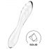 Satisfyer Dazzling Crystal 1 - Dildo din sticlă cu 2 capete (transparent)