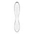 Satisfyer Dazzling Crystal 1 - Dildo din sticlă cu două capete (transparent) 