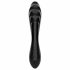 Satisfyer Dazzling Crystal 1 - Dildo din sticlă cu două capete (negru) 