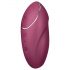 Satisfyer Tap & Climax 1 - Vibrator și stimulent pentru clitoris 2în1 (roșu)