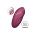 Satisfyer Tap & Climax 1 - 2-in-1 Vibrator and Clitoral Stimulator (Red) 