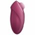 Satisfyer Tap & Climax 1 - vibrator și stimulent clitoridian 2în1 (roșu)