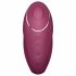 Satisfyer Tap & Climax 1 - vibrator și stimulent clitoridian 2în1 (roșu)