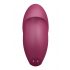 Satisfyer Tap & Climax 1 - 2-in-1 Vibrator and Clitoral Stimulator (Red) 