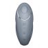 Satisfyer Tap & Climax 1 - vibrator și stimulator clitoridian 2 în 1 (gri) 