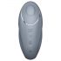 Satisfyer Tap & Climax 1 - Vibrator și stimulent clitoridian 2în1 (gri)