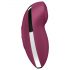 Satisfyer Tap & Climax 2 - 2în1 stimulator de clitoris și vibrator (roșu)