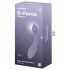 Satisfyer G-Force - vibrator G-spot rezistent la apă cu acumulator (mov) 