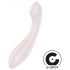 Satisfyer G-Force - vibrator reîncărcabil, impermeabil pentru punctul G (bej)