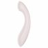 Satisfyer G-Force - vibrator punctul G rezistent la apă, cu acumulator (bej) 