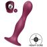 Satisfyer Double Ball-R - dildo ponderat cu bază de aspirație (roșu)