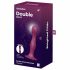 Dildo ponderat cu ventuză Satisfyer Double Ball-R (roșu) 