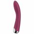 Satisfyer Spinning Vibe 1 - Vibrator pentru punctul G cu cap rotativ (roșu) 