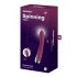 Satisfyer Spinning Vibe 1 - Vibrator pentru punctul G cu cap rotativ (roșu) 