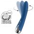 Satisfyer Spinning Vibe 1 - vibrator pentru punctul G cu cap rotativ (albastru)