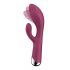 Satisfyer Spinning Rabbit 1 - vibrator cu braț rotativ pentru clitoris (roșu) 