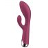 Satisfyer Spinning Rabbit 1 - vibrator cu braț rotativ pentru clitoris (roșu)