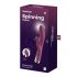 Satisfyer Spinning Rabbit 1 - vibrator cu braț rotativ pentru clitoris (roșu) 