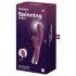 Satisfyer Spinning Rabbit 1 - vibrator cu braț rotativ pentru clitoris (roșu)