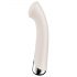 Satisfyer Spinning G-Spot 1 - vibrator cu cap rotativ pentru punctul G (bej)