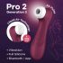 Satisfyer Pro 2 Gen3 - Stimulator clitoridian cu aer (bordo) 