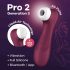 Satisfyer Pro 2 Gen3 - stimulator clitoridian inteligent cu unde de aer (roșu)