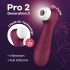 Satisfyer Pro 2 Gen3 - Stimulator clitoridian cu unde de aer, cu acumulator (bordo) 