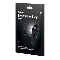   Satisfyer Treasure Bag M - geanta de depozitare pentru jucarii sexuale - mediu (negru)