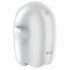 Satisfyer Glowing Ghost - stimulator clitoridian cu aer luminos (alb) 