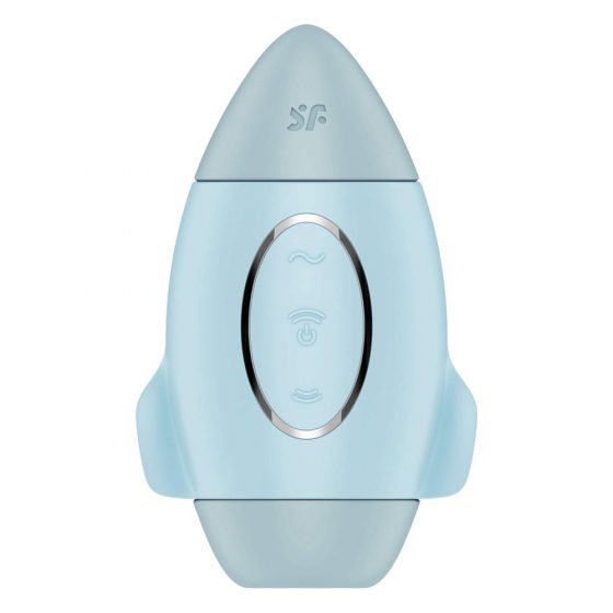 Satisfyer Controlul Misiunii - stimulator de clitoris cu unde de aer, reîncărcabil (albastru)