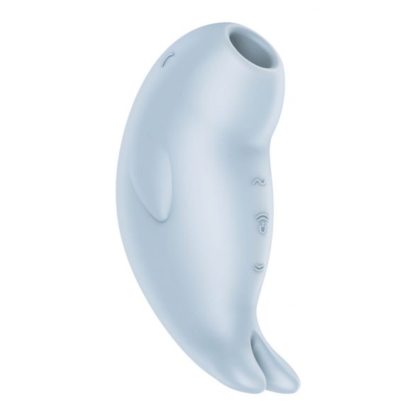 Satisfyer Seal You Soon - masajator clitoridian cu valuri de aer, reîncărcabil (albastru) 