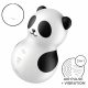 Satisfyer Pocket Panda - stimulator de clitoris cu unde de aer (negru)