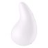 Satisfyer Dew Drop - vibrator clitoridian rezistent la apă, cu acumulator (alb) 