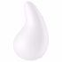 Satisfyer Dew Drop - vibrator clitoridian rezistent la apă, cu acumulator (alb) 