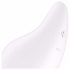 Satisfyer Dew Drop - vibrator clitoridian rezistent la apă, cu acumulator (alb) 