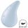 Satisfyer Dew Drop - vibrator clitoridian reîncărcabil și rezistent la apă (albastru) 