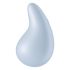 Satisfyer Dew Drop - vibrator clitoridian reîncărcabil și rezistent la apă (albastru) 