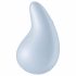 Satisfyer Dew Drop - vibrator clitoridian reîncărcabil și rezistent la apă (albastru) 