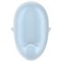 Satisfyer Cutie Ghost - Stimulator clitoridian cu unde de presiune, cu acumulator (albastru)