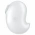 Satisfyer Cutie Ghost - stimulator clitoridian cu unde de aer, reîncărcabil (alb) 